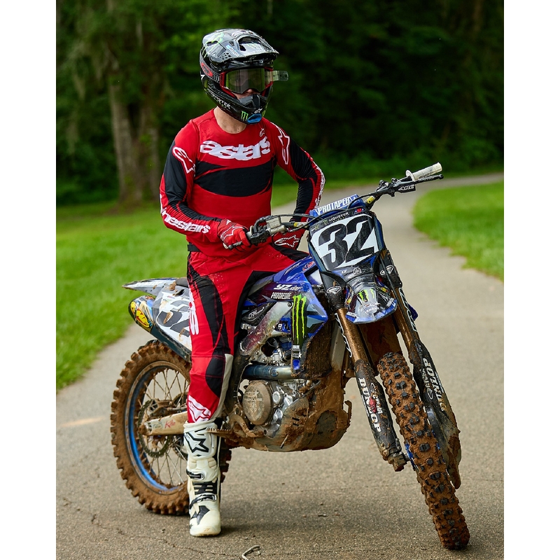 Alpinestars Techstar Dreem Motocrosshose rot-schwarz