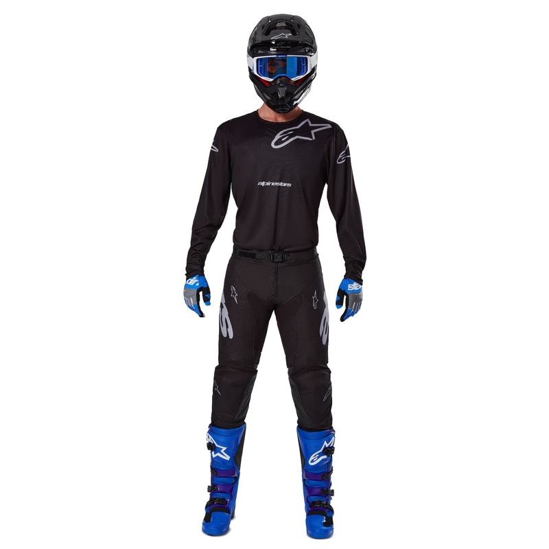 Alpinestars Racer Graphite Motocrosshose schwarz-grau