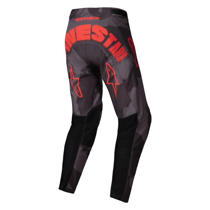 Motocross-Hose Alpinestars Racer Hollow grau camo-fluo orange