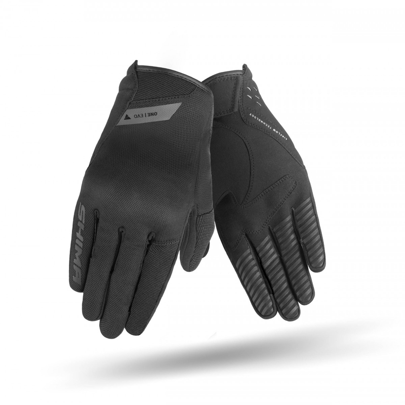 Kinder-Motorradhandschuhe Shima One EVO schwarz