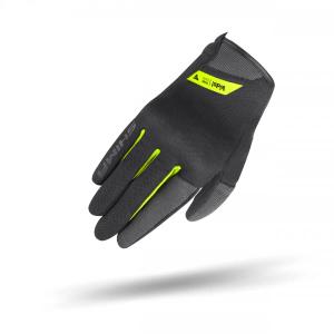 Kinder-Motorradhandschuhe Shima One EVO schwarz-fluogelb