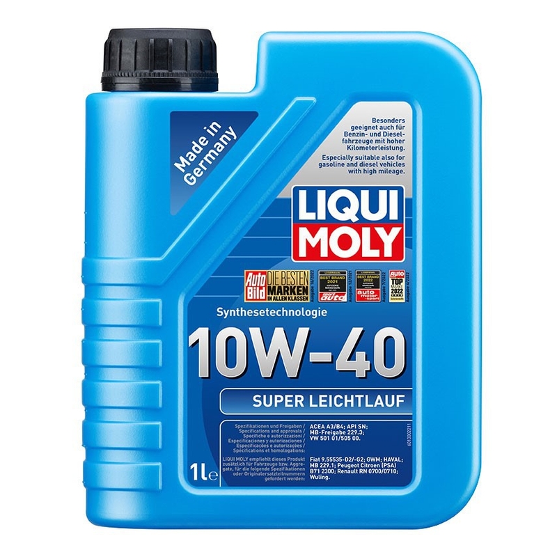 Synthetisches Motorenöl LIQUI MOLY Super Leichtlauf 10W-40 1 l