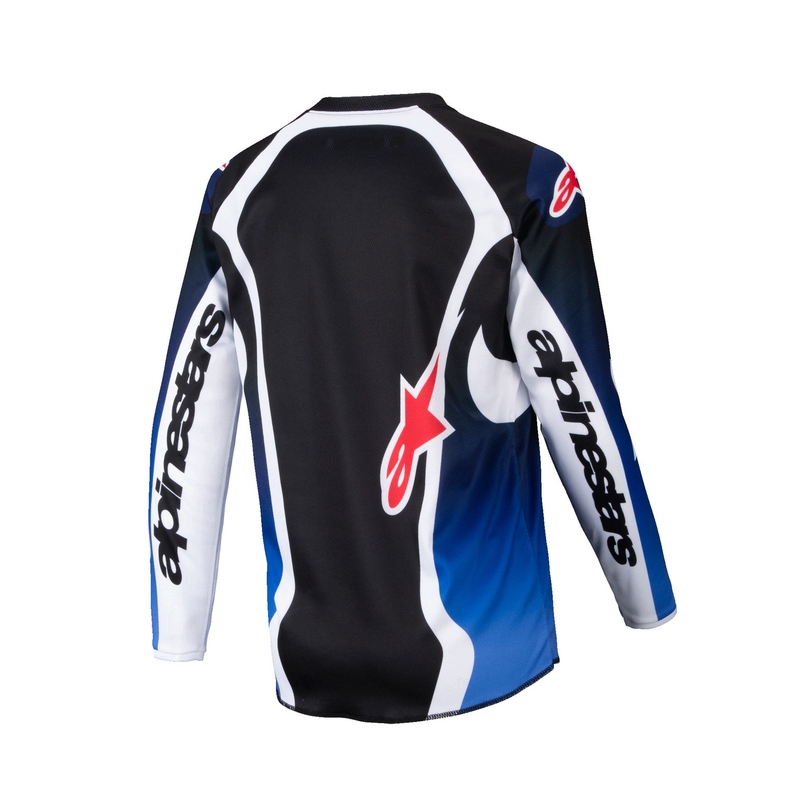Kinder-Motocross-Trikot Alpinestars Racer Wurx blau-schwarz