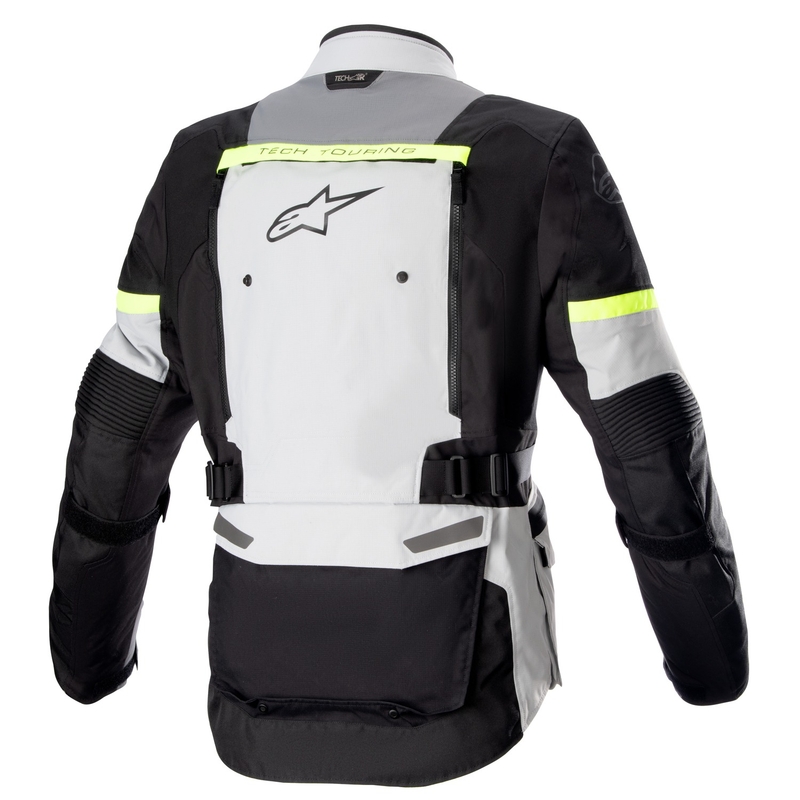 Alpinestars Bogota PRO Drystar Motorradjacke grau-schwarz-neongelb