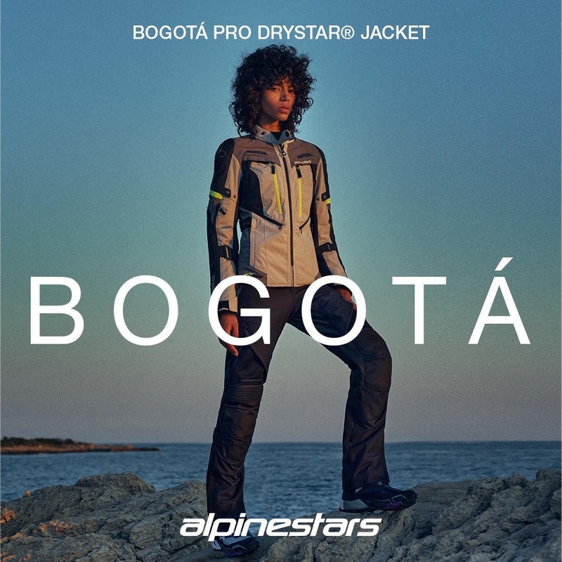 Alpinestars Stella Bogota PRO Drystar Damen Motorradjacke schwarz