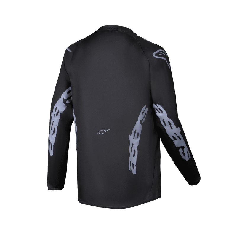 Kinder-Motocross-Trikot Alpinestars Racer Graphite schwarz
