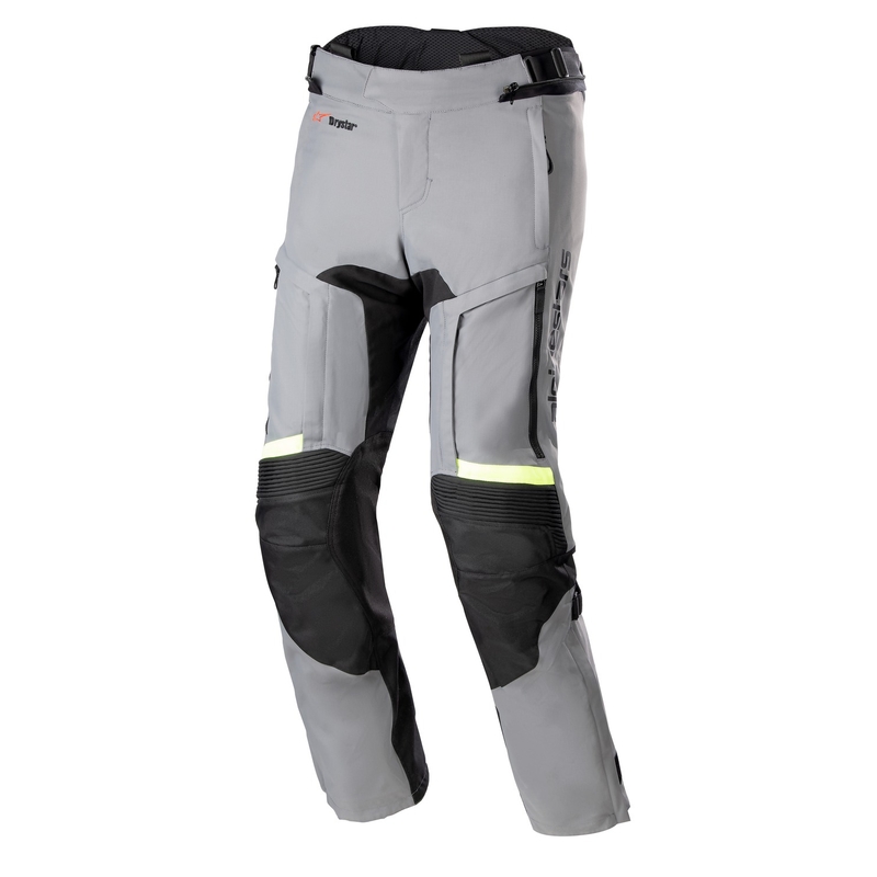 Motorradhose Alpinestars Bogota Pro Drystar 3 Season Grau-Schwarz-Neongelb