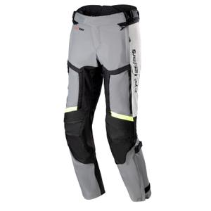 Alpinestars Bogota Pro Drystar 4 Season 2025 Motorradhose Grau-Schwarz-Fluo Gelb