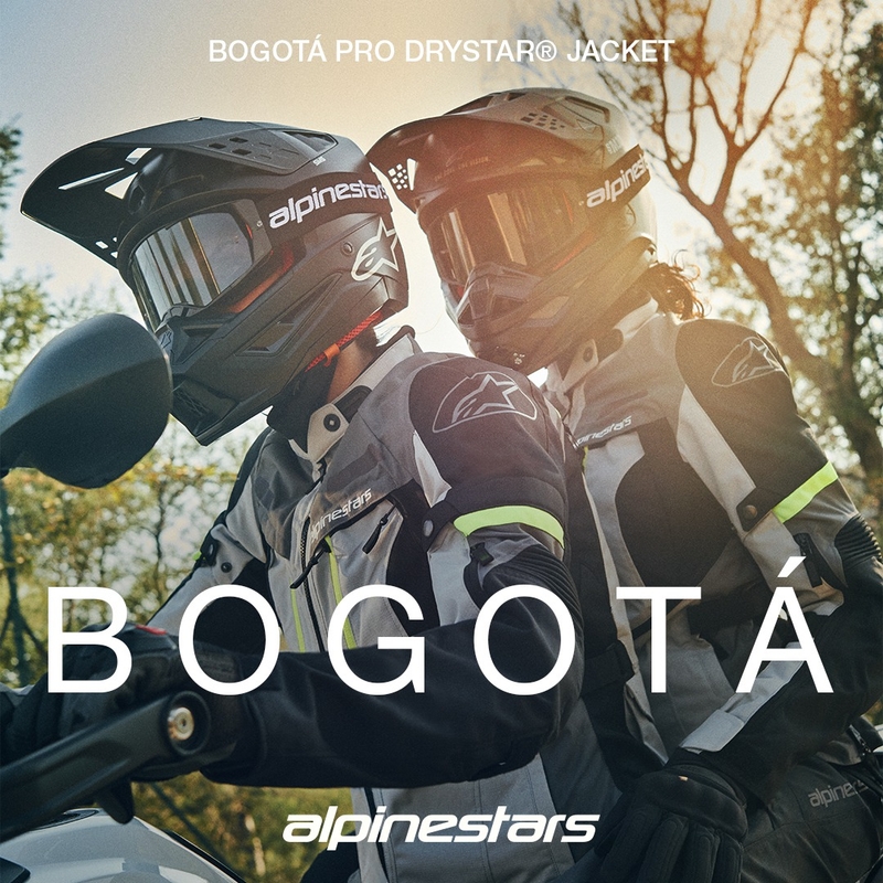 Alpinestars Bogota Pro Drystar 4 Motorradhose grau-schwarz-neongelb
