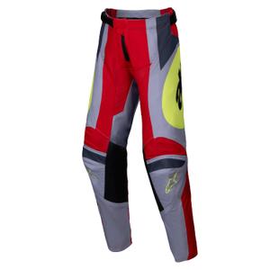 Alpinestars Racer Melt rot-graue Kinder-Motocross-Hose