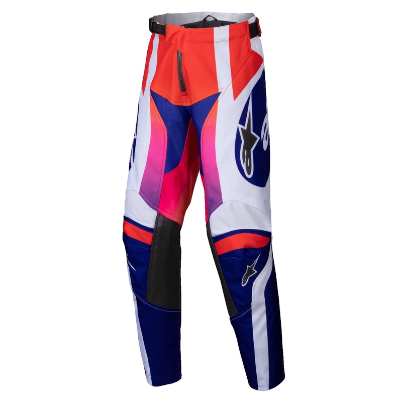 Alpinestars Racer Wurx Kinder-Motocross-Hose mehrfarbig-weiß