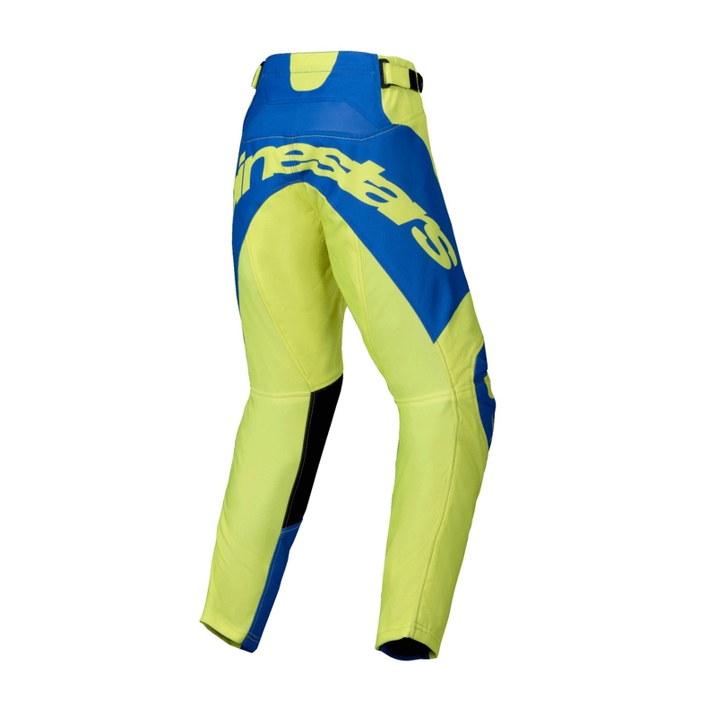Kinder-Motocross-Hose Alpinestars Racer Veil fluo gelb-blau