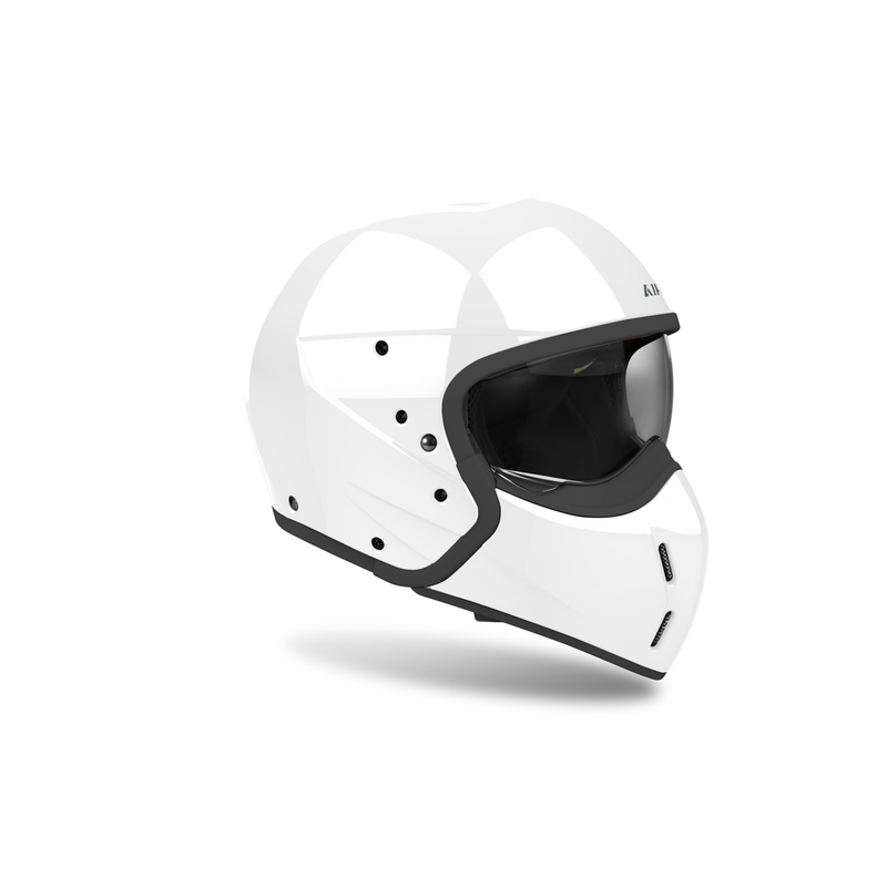 Modularer Motorradhelm Airoh J110 Farbe glänzend weiß