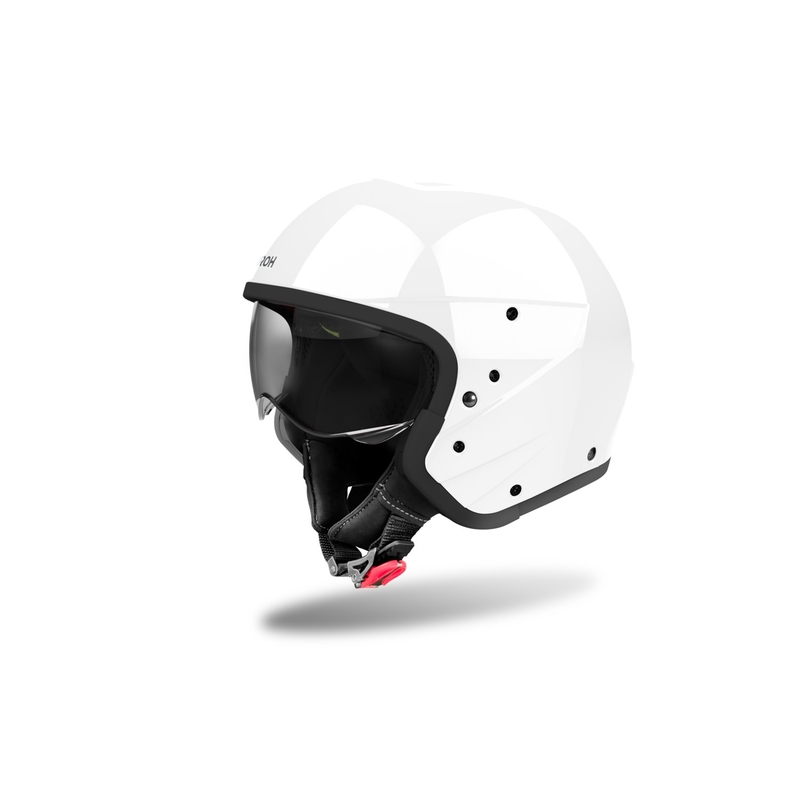 Modularer Motorradhelm Airoh J110 Farbe glänzend weiß