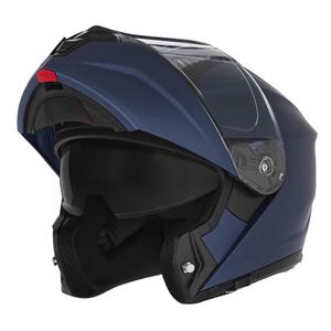 Klappbarer Motorradhelm NOX N968 blau matt