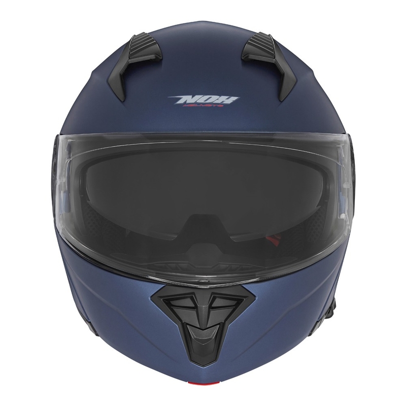 Klappbarer Motorradhelm NOX N968 blau matt