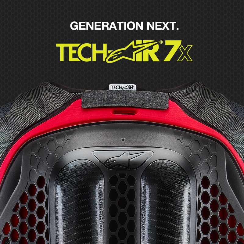 Alpinestars TECH-AIR®7X System-Airbagweste schwarz-rot Ausverkauf