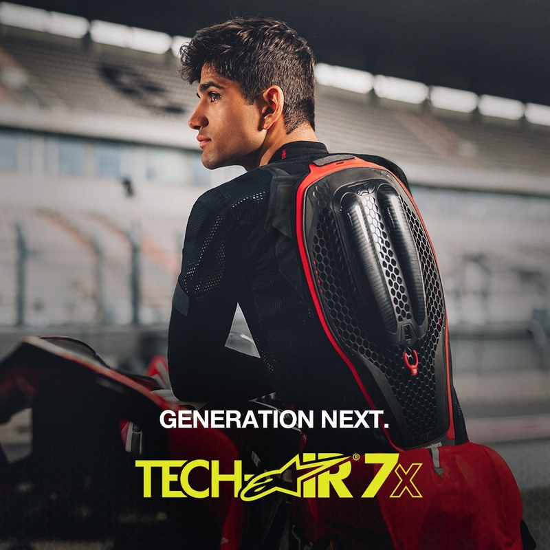 Alpinestars TECH-AIR®7X System-Airbagweste schwarz-rot Ausverkauf