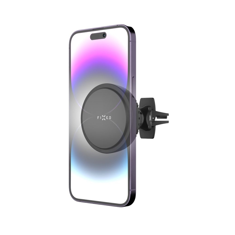 Halterung mit kabellosem Laden und aktiver Kühlung FIXED MagCool mit MagSafe-Befestigung schwarz 15W