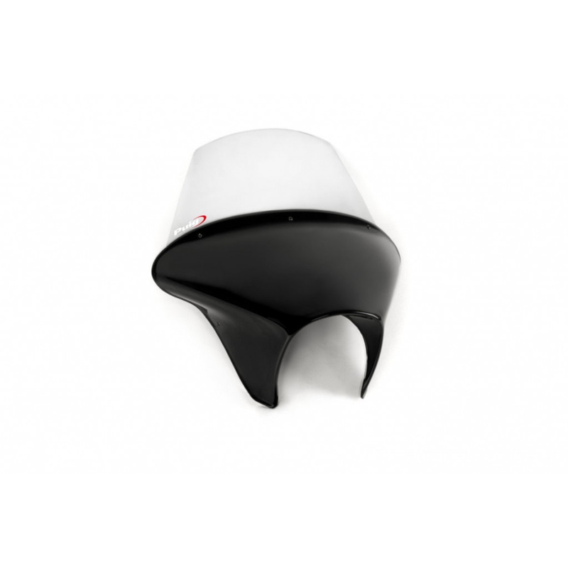 Windschutzscheibe PUIG BATWING SML TOURING transparent with matt black housing