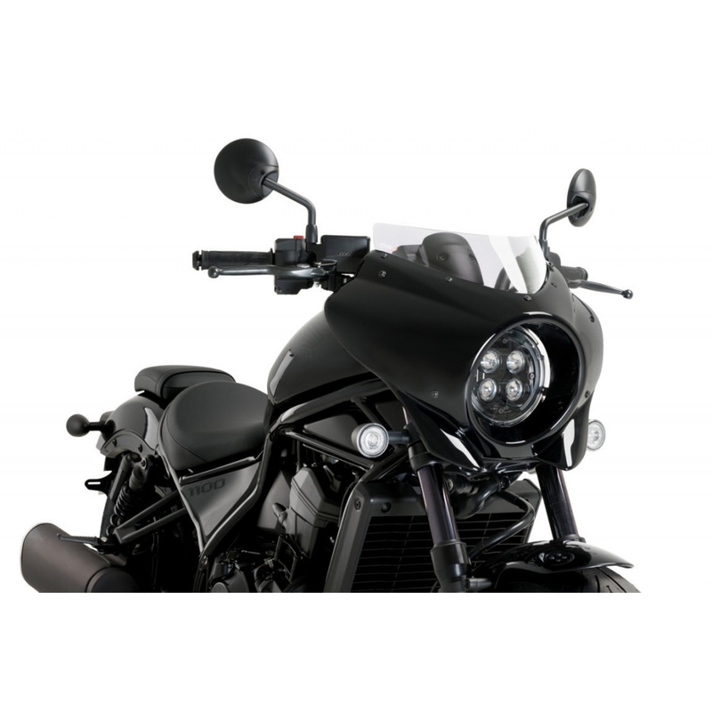 Plexiglas PUIG MIRAGE clear gloss black housing
