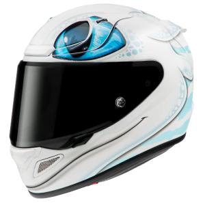 HJC RPHA 12 Light Fury Universeller weiß-blauer Integralhelm