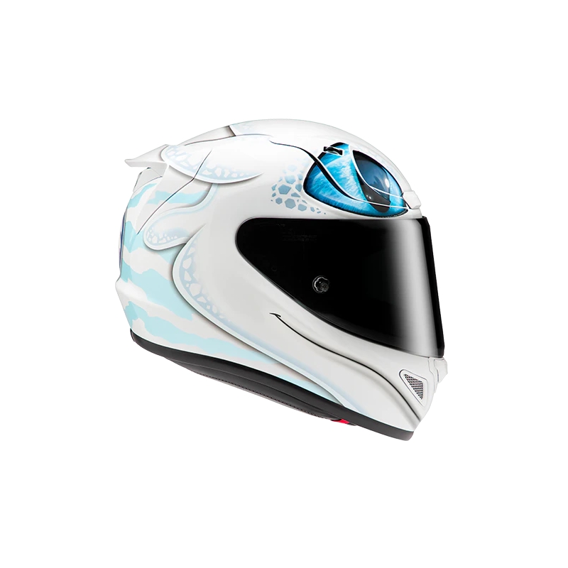 HJC RPHA 12 Light Fury Universeller weiß-blauer Integralhelm Ausverkauf