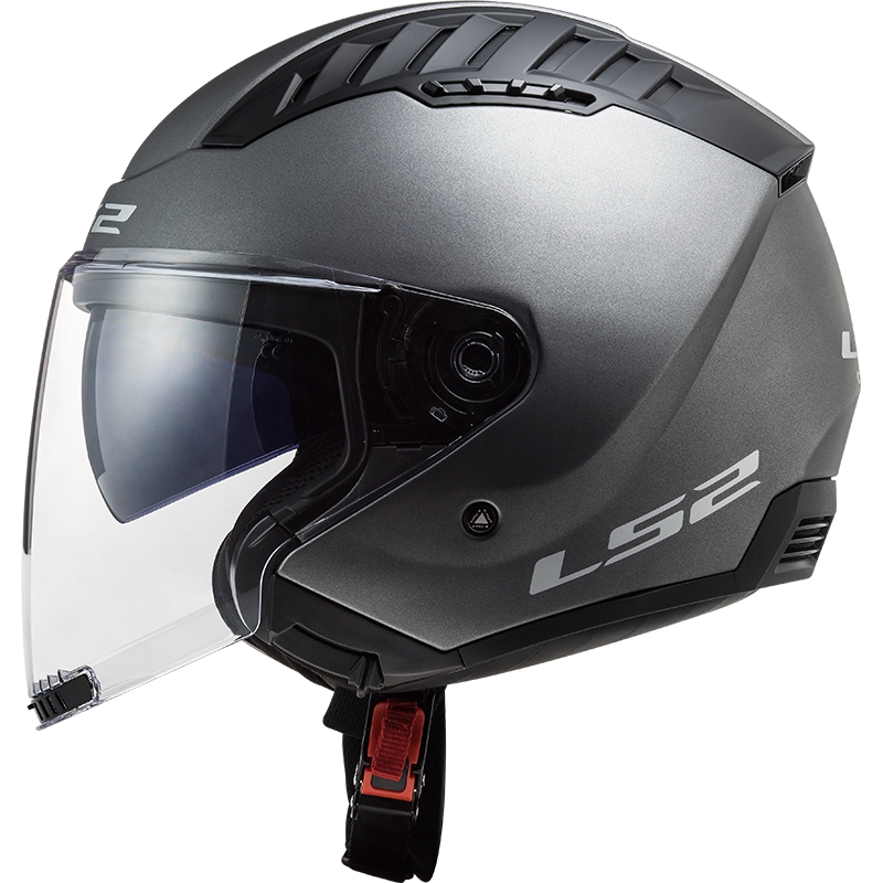 Offener Motorradhelm LS2 OF600 Copter II Titan