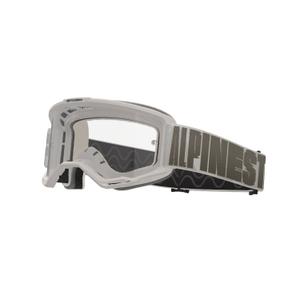 Motocross-Brille Alpinestars Vision 5 Hohlsand mit klarem Plexiglas