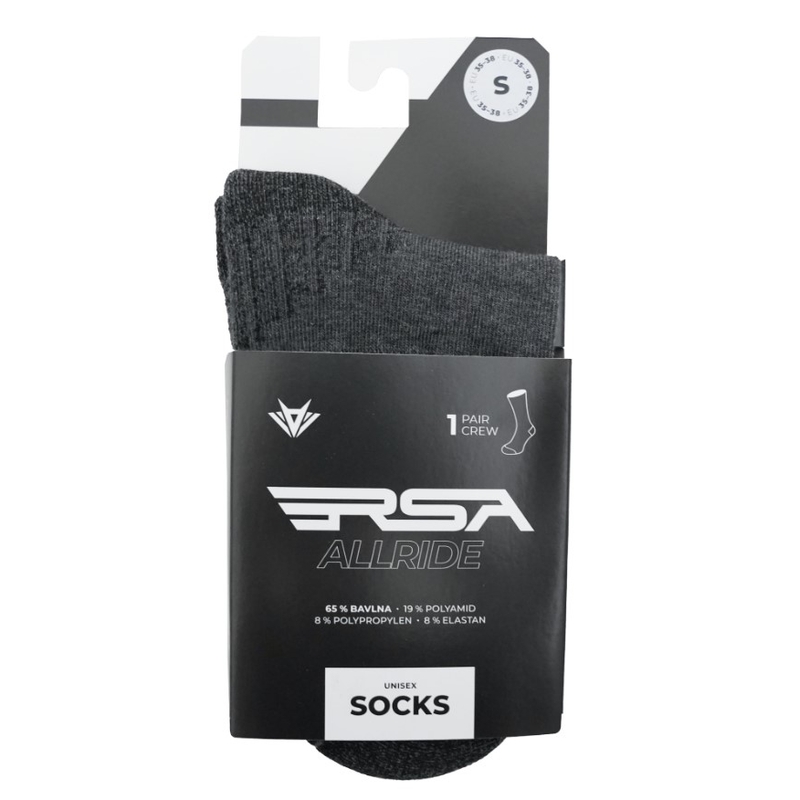 RSA Allride Low Hellgraue Socken