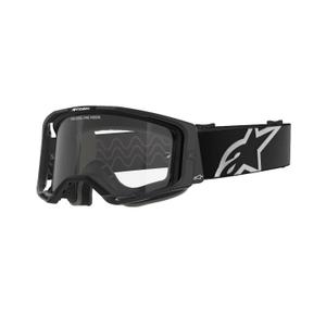 Alpinestars Vision 8 Corp Motocross-Brille schwarz mit klarer Linse