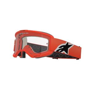 Motocross-Brille Alpinestars Vision 5 Corp orange mit klarer Linse