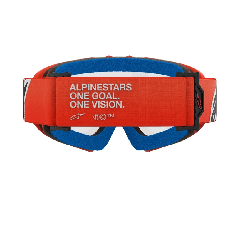 Alpinestars Vision Youth Corp Kinder-Motocross-Brille orange mit klarer Linse