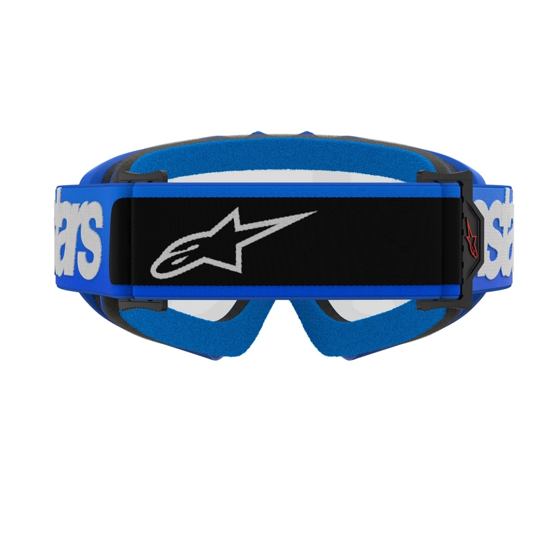 Alpinestars Vision Youth Blaze blaue Motocross-Brille mit klaren Gläsern