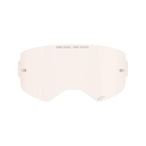 Plexiglas für Alpinestars Supertech-Brille, hellorange-braun-nachverbrannt