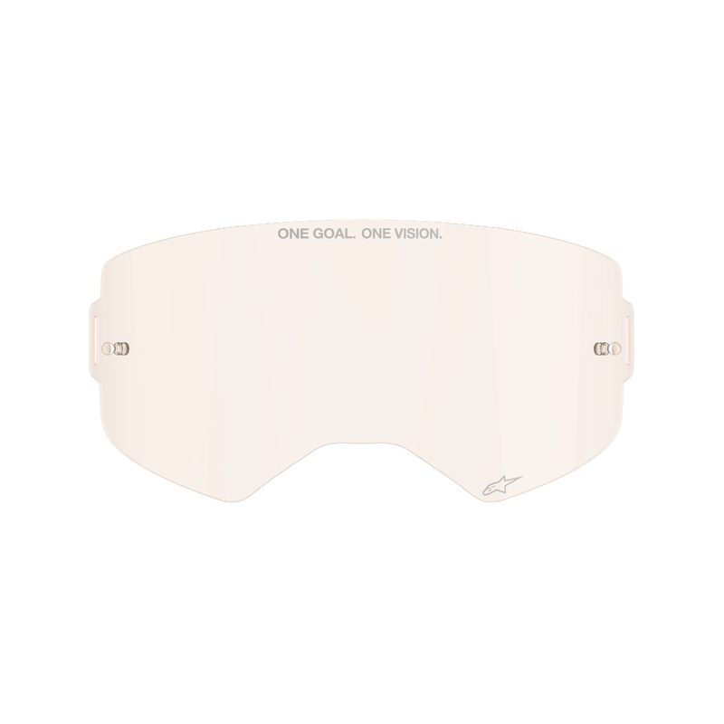 Plexiglas für Alpinestars Supertech-Brille, hellorange-braun-nachverbrannt