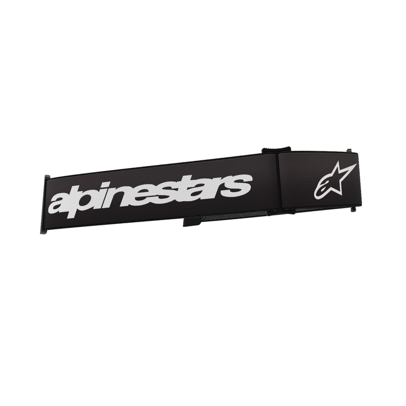 Brillenband für Alpinestars Supertech/Vision 8 Brillen schwarz-weiß