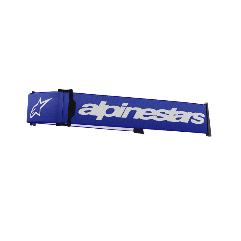 Brillenband für Alpinestars Supertech/Vision 8 Brillen blau-weiß