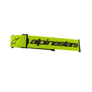 Strap für Alpinestars Supertech/Vision 8 Brillen fluo gelb-schwarz
