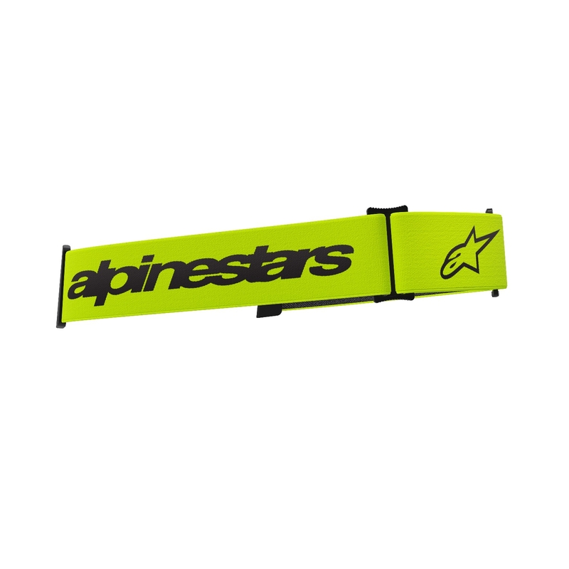 Strap für Alpinestars Supertech/Vision 8 Brillen fluo gelb-schwarz