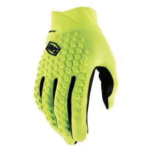 Motocross-Handschuhe 100 % Geomatic fluogelb