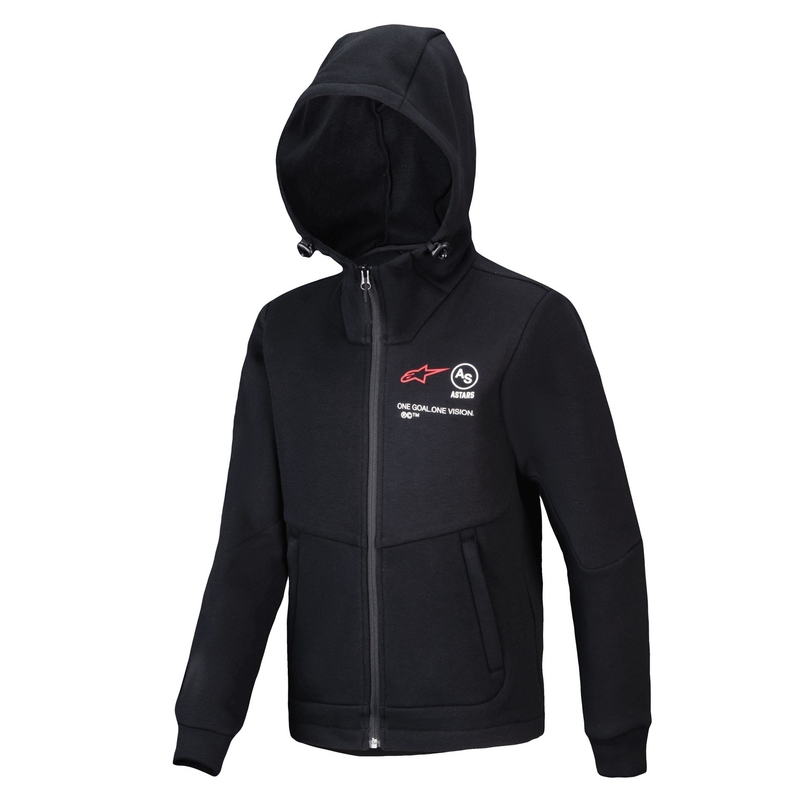 Kinder-Sweatshirt Alpinestars Racer MX Fleece schwarz
