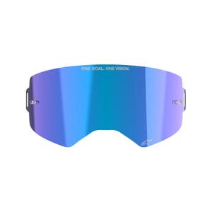 Plexiglas für die Alpinestars Supertech Absolute Vision™ Brille, spiegelblau