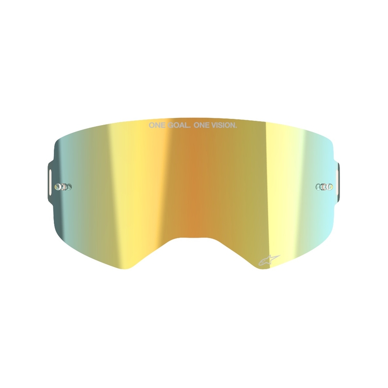 Plexiglas für die Alpinestars Supertech Absolute Vision™-Brille in Spiegelgold