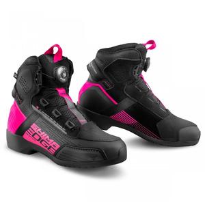 Damen Motorradstiefel Shima Edge Vent schwarz-rosa