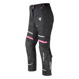 Damen Street Racer Betty II Motorradhose schwarz-rosa