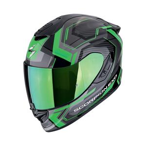 Integrierter Motorradhelm Scorpion EXO-1400 EVO II AIR LINART schwarz-grün