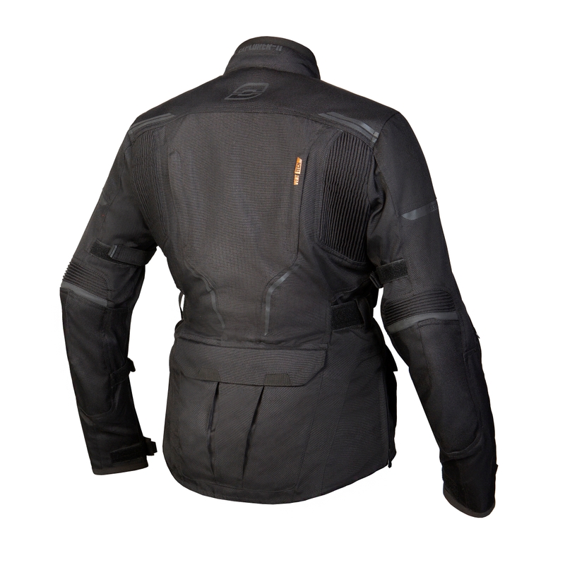 Ozone Explorer II Schwarze Motorradjacke