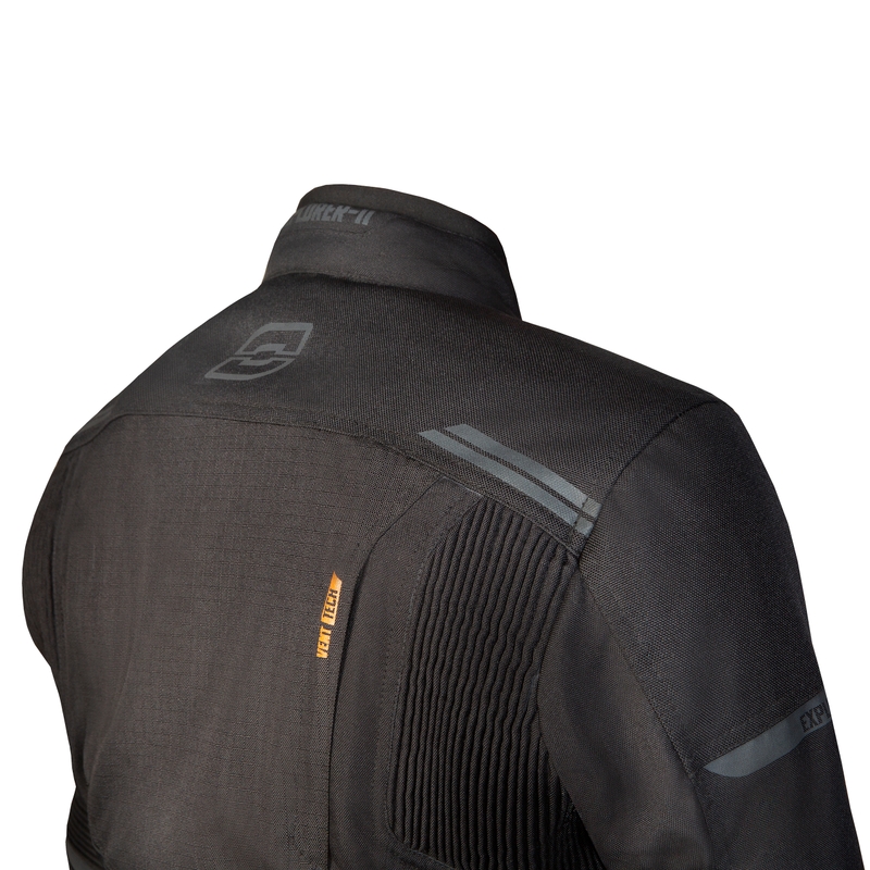 Ozone Explorer II Schwarze Motorradjacke