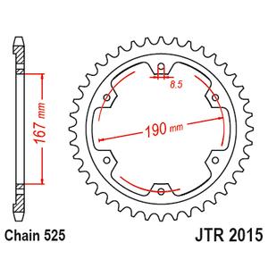 Ketten Rad JT JTR 2015-50 50T, 525